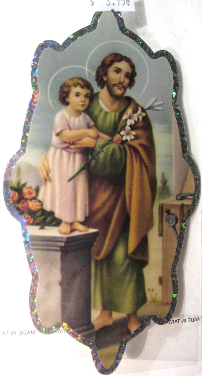 Laser Sticker - Jesus, Mary & Joseph