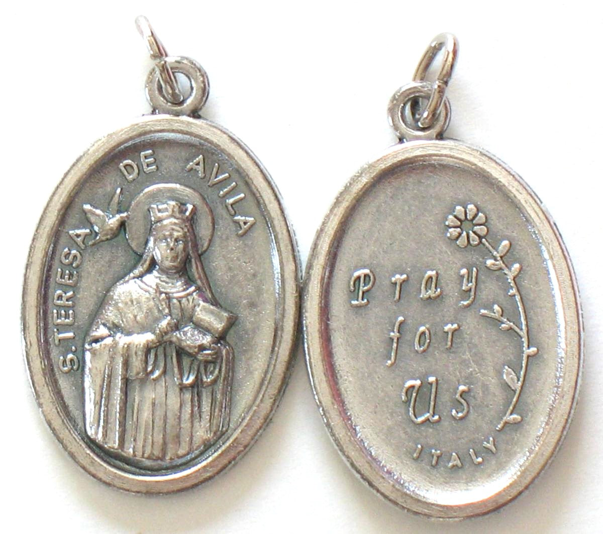 Oxidized  Medal -Female Saints  (J -T)