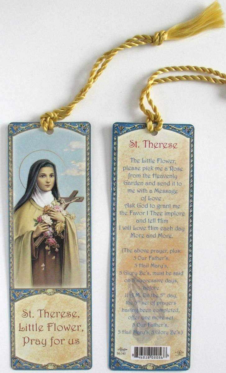 Bookmark with Tassel - St. Joseph or St. Therese