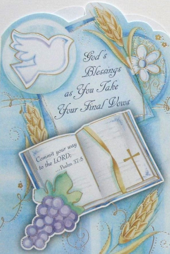 Final Vows Greeting Card