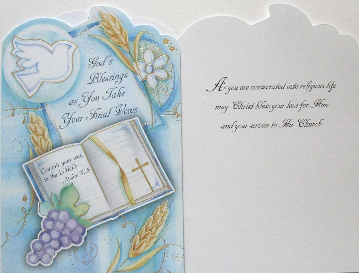 Final Vows Greeting Card