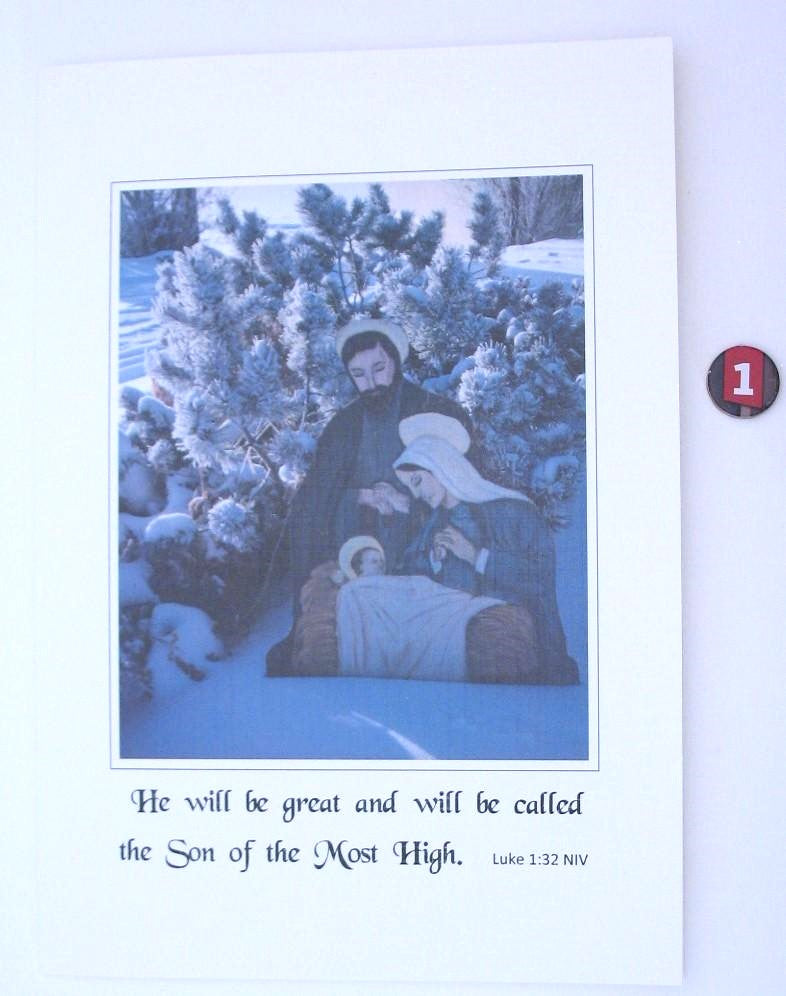 Christmas Greeting Cards - Scriptural Nativity - Single Design - pack of 15