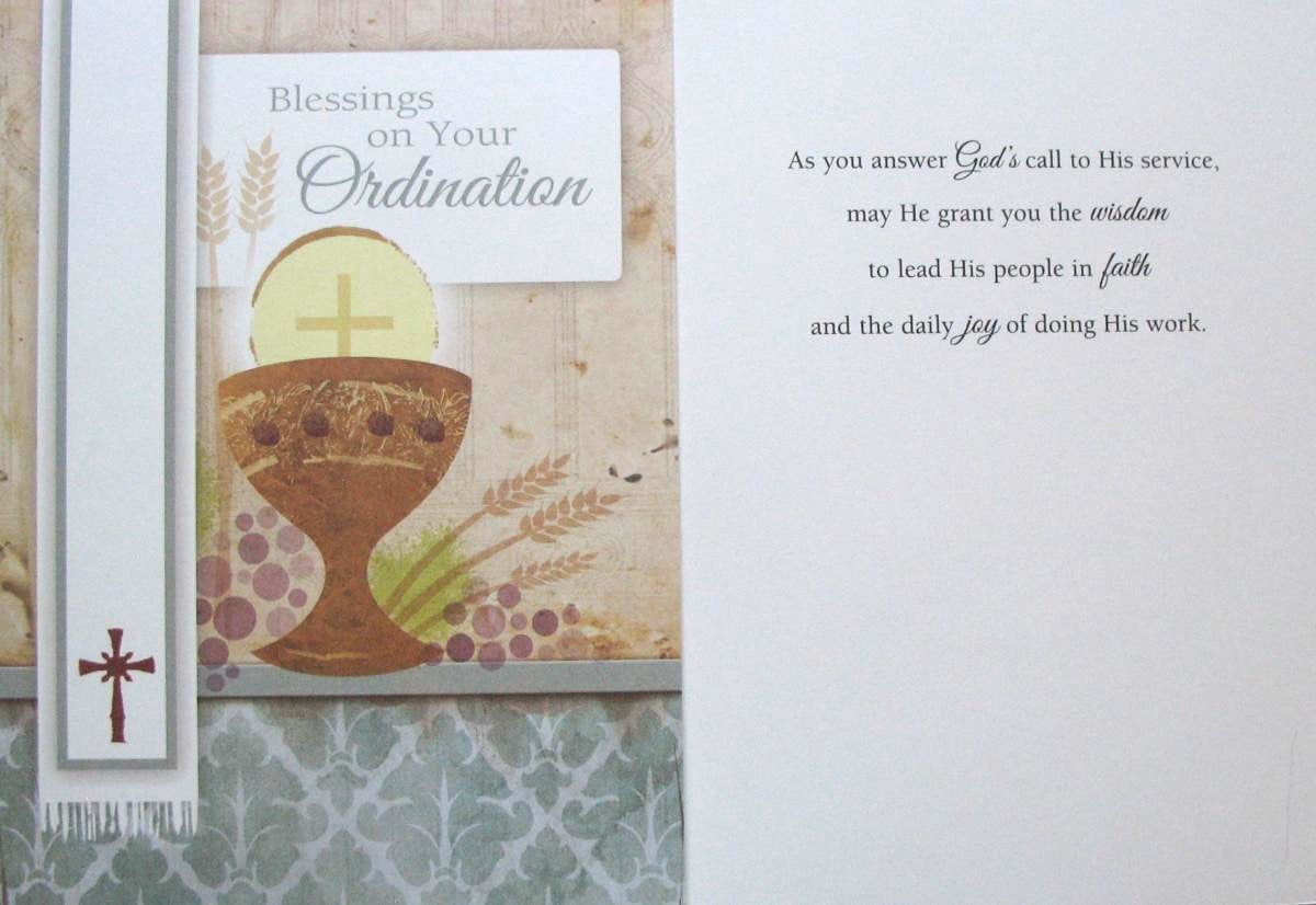 Priest Ordination Greeting Card