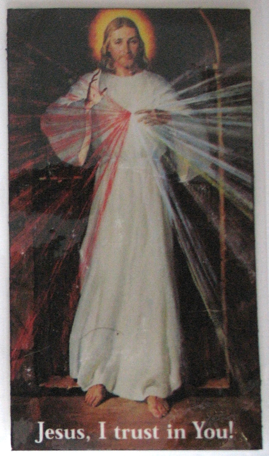 Laminated - Jesus - Divine Mercy