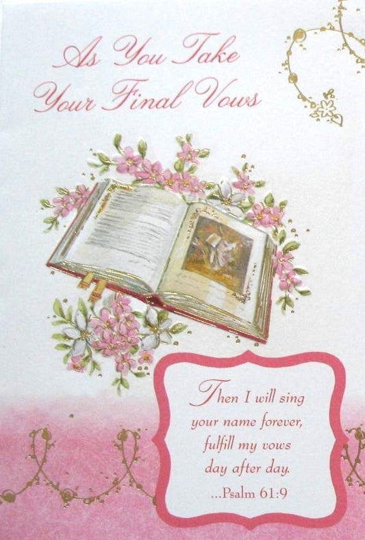 Final Vows Greeting Card