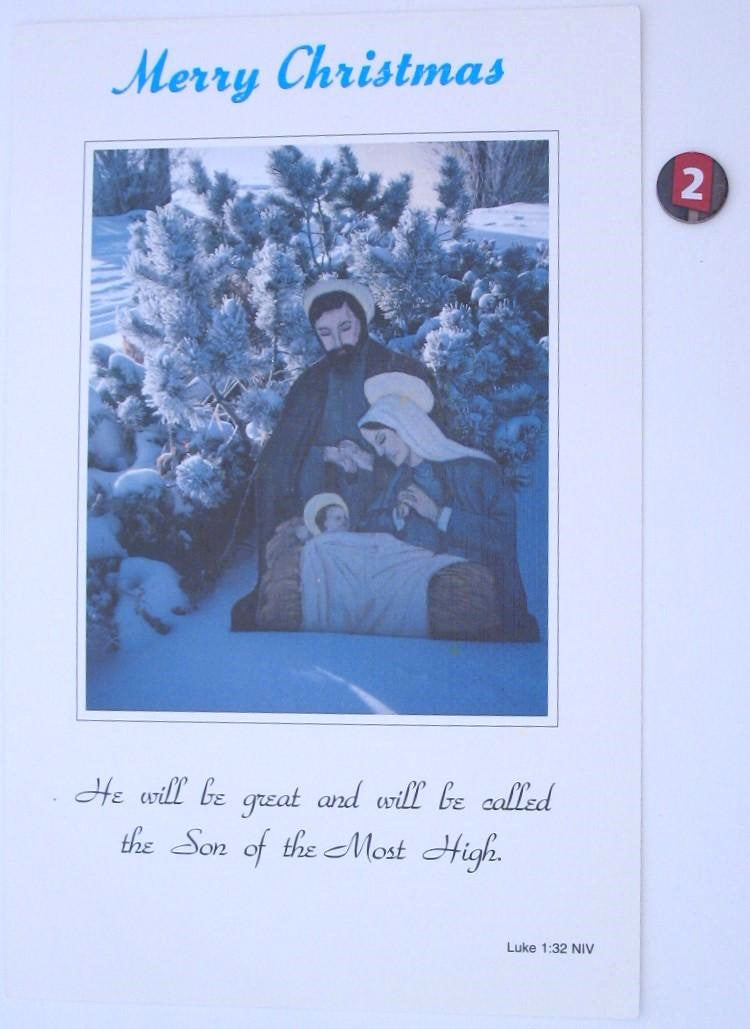 Christmas Greeting Cards - Scriptural Nativity - Single Design - pack of 15