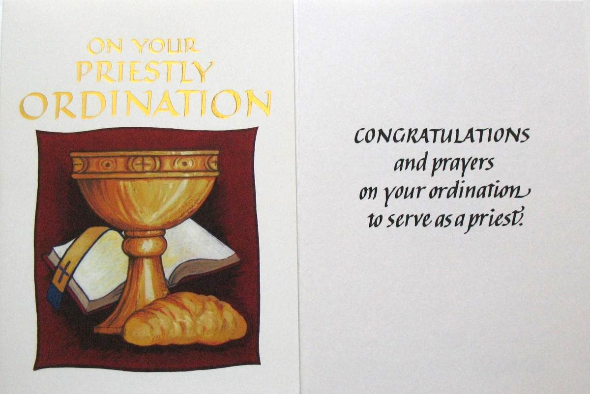 On Your Priestly Ordination Greeting Card