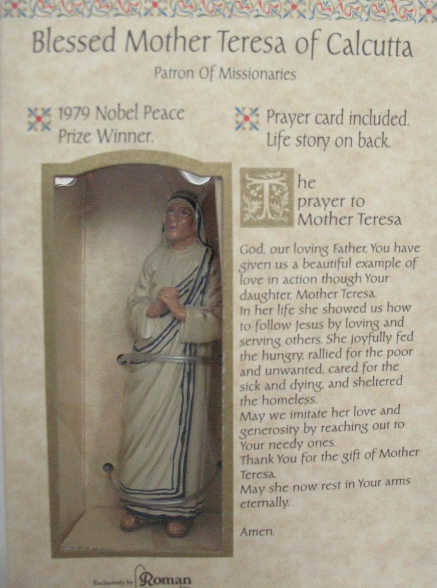 Statue - Blessed Mother Teresa of Calcutta - 3.75 Inch