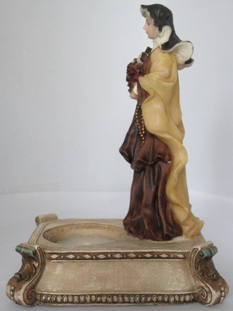 Statue - St. Therese Candle Holder - 6 Inch