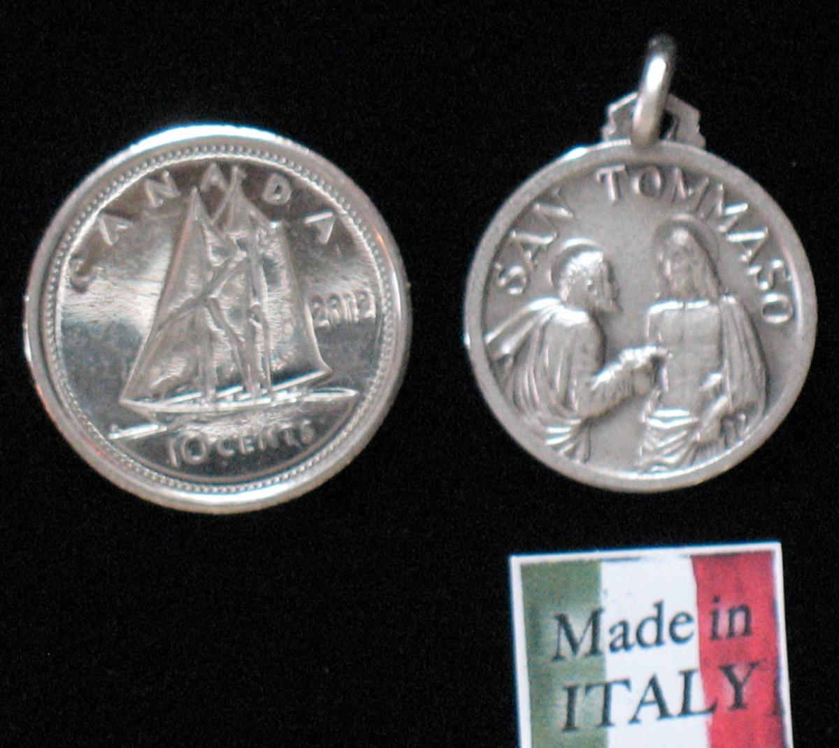 St. Thomas - Sterling Silver Medal