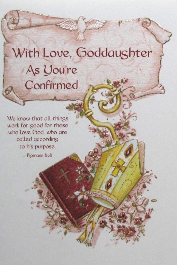 Confirmation - To Goddaughter