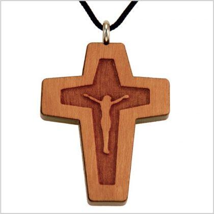 Wooden Cross on String - Crucifix