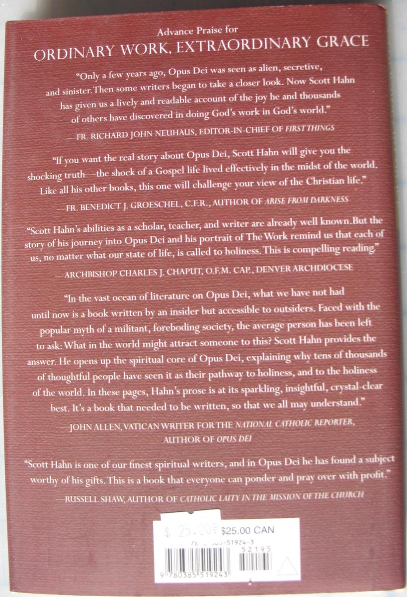 Ordinary Work, Extraordinary Grace