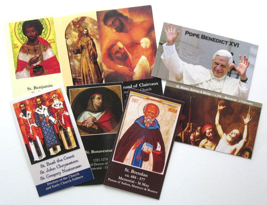 Coated Cardstock - Male Saints / Holy Men (B) - Bulk Pricing Available!