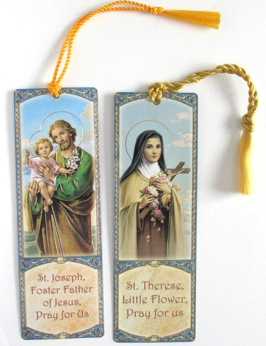 Bookmark with Tassel - St. Joseph or St. Therese