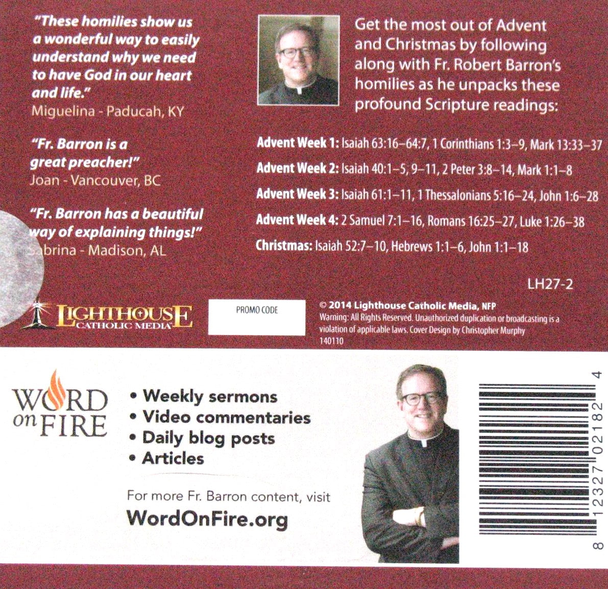 A Journey Through Advent Liturgical Cycle B - CD Talk by Fr. Robert Barron