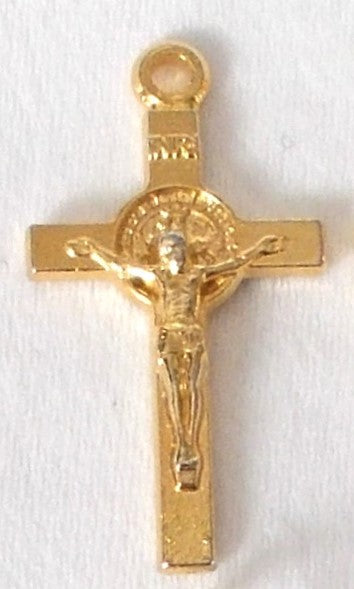 Inexpensive Gold Colour Cross / Crucifix