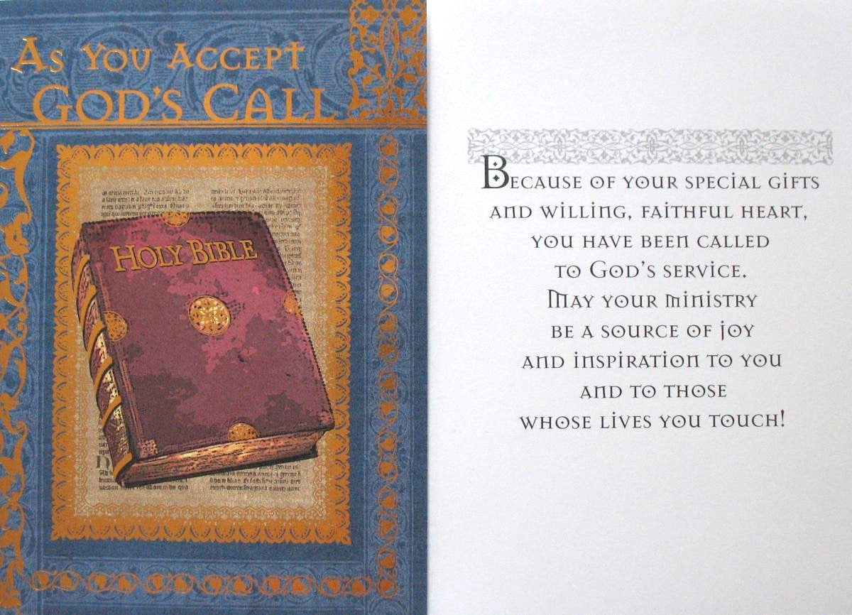 Enter God's Service Greeting Card