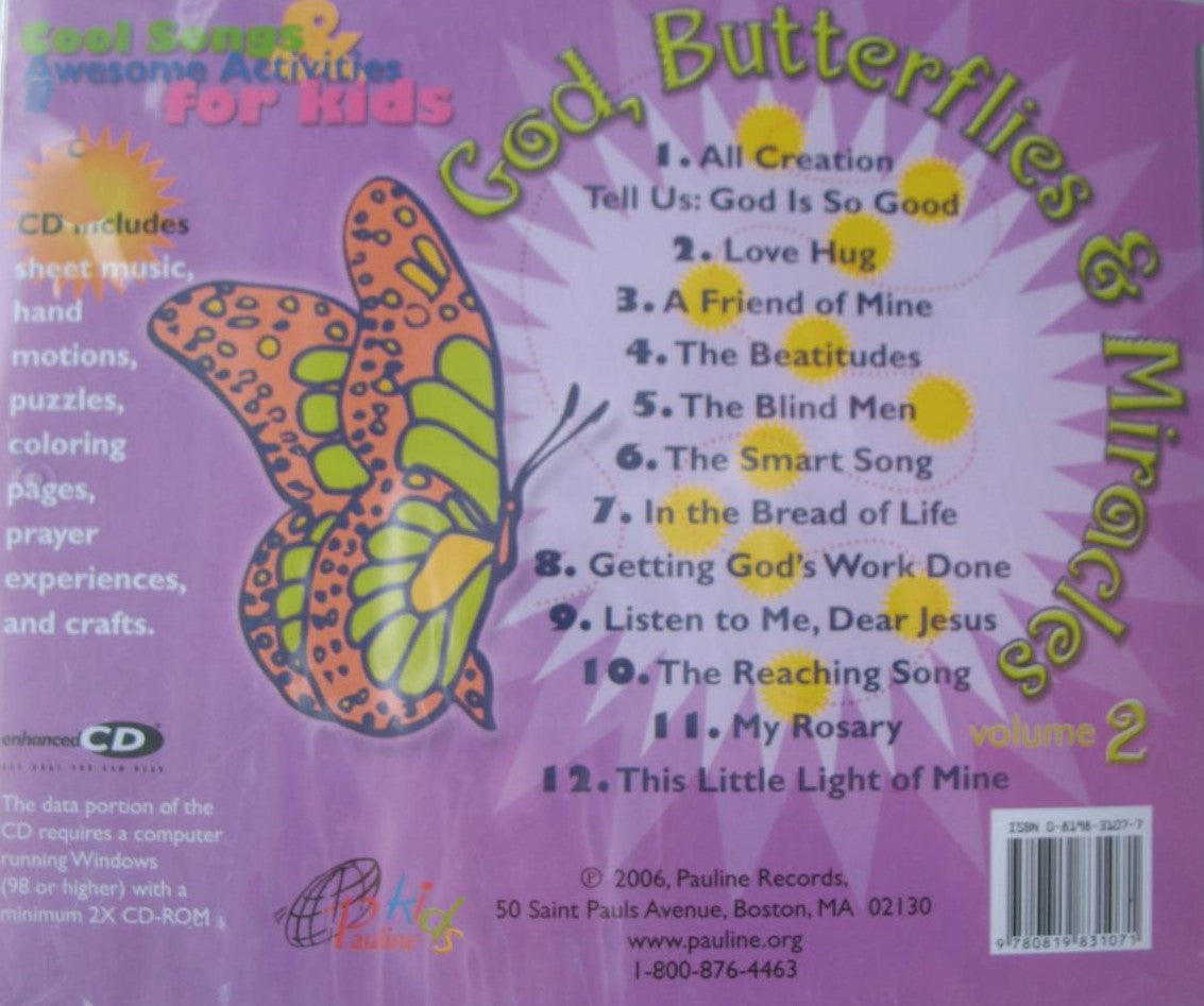 God, Butterflies & Miracles, Volume 2 - Music CD