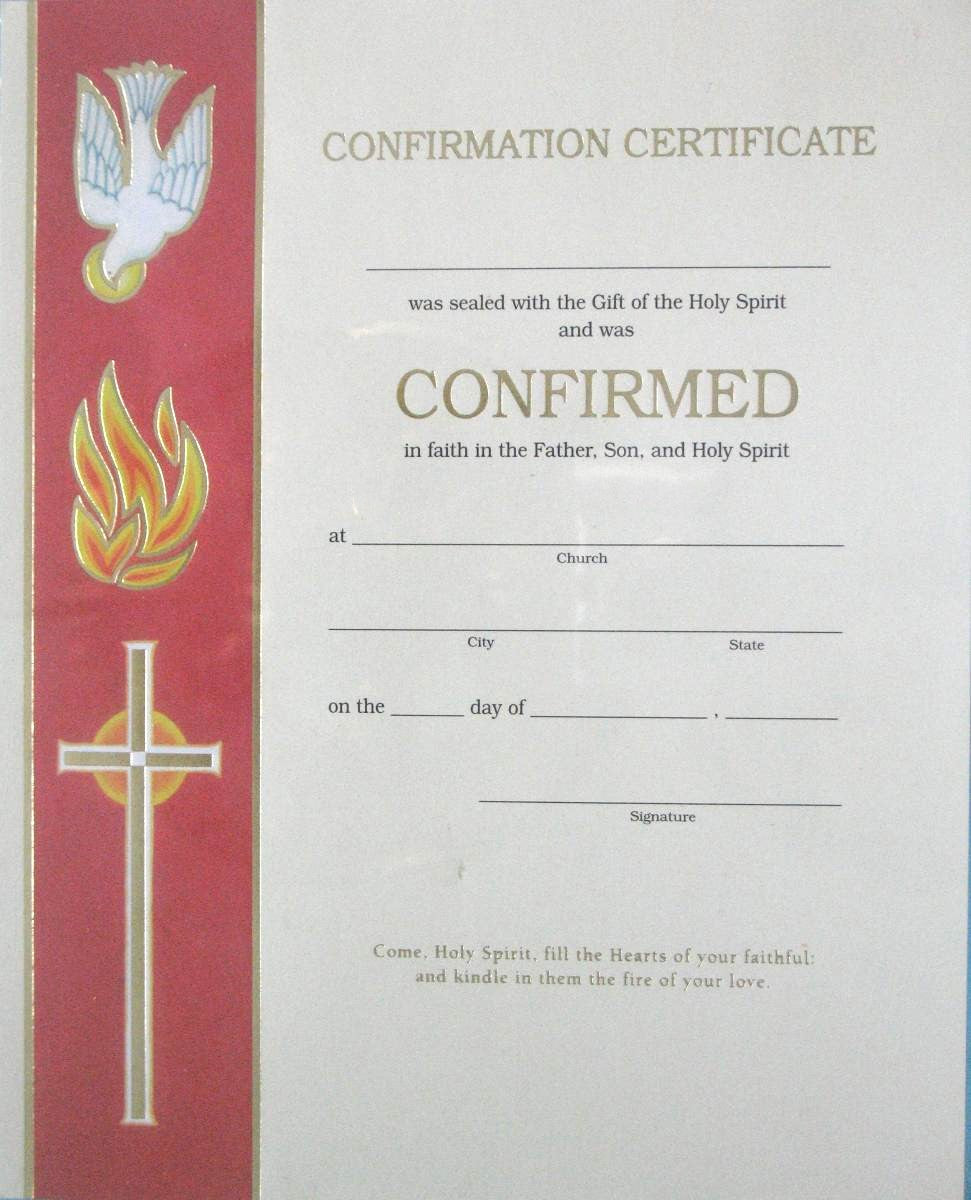 Banner Confirmation Certificates - Box of 50