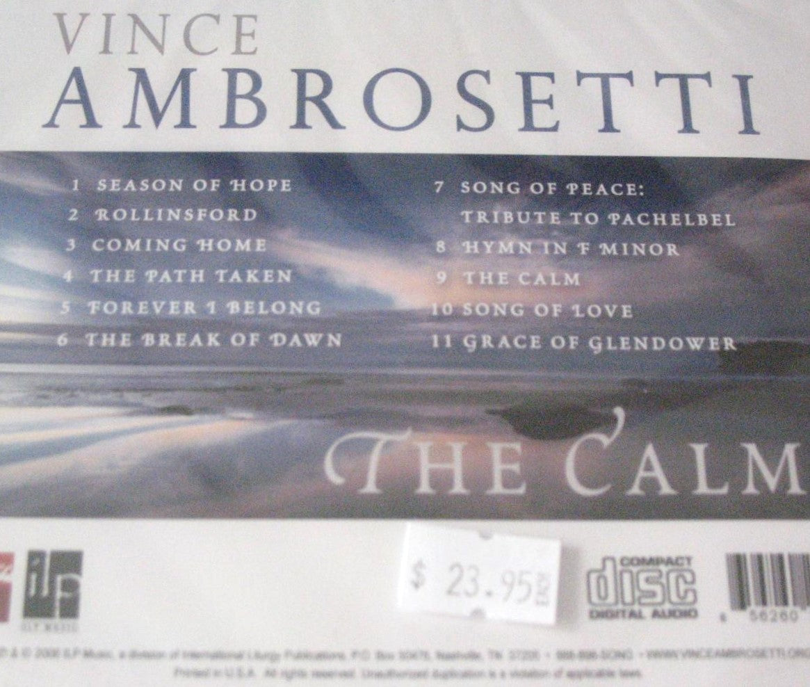 Vince Ambrosetti - The Calm - Music CD