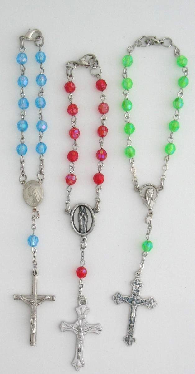 Car Rosary - Chain with Plastic Beads