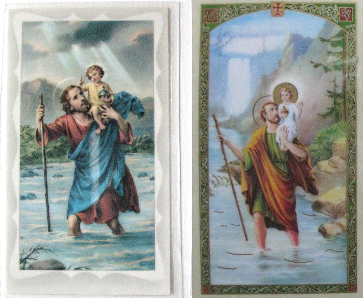 Laminated - St. Christopher - Motorist's Prayer