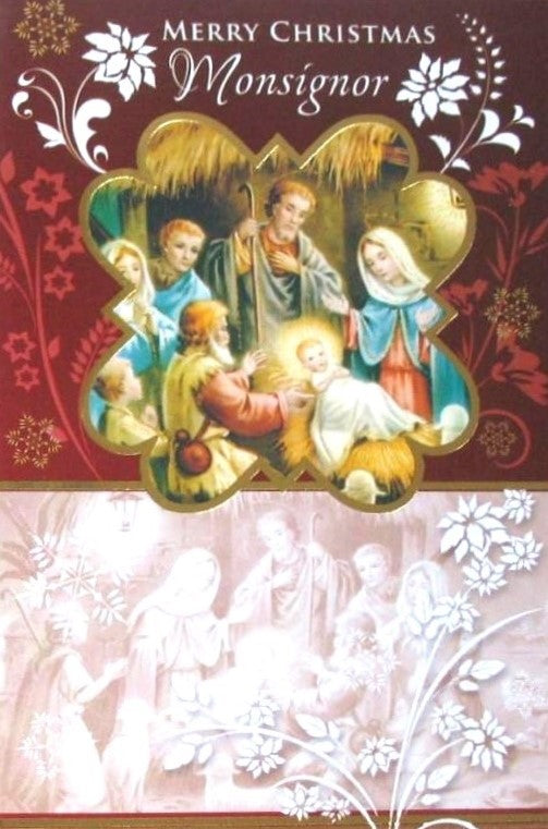 Christmas Greeting Card - To Monsignor