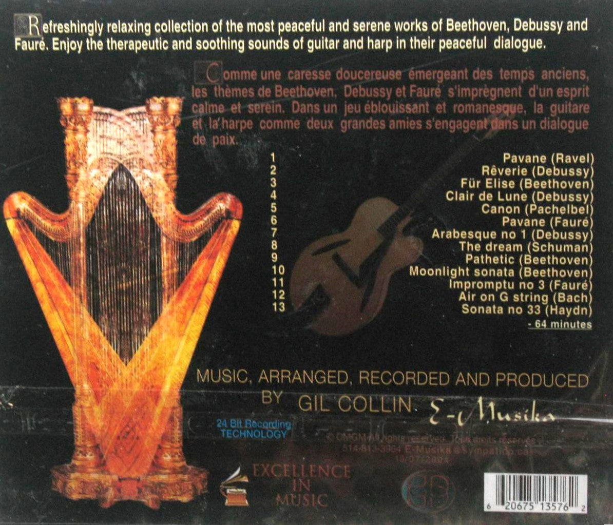 Gil Collin - Dialogue - Music CD - Guitar & Harp