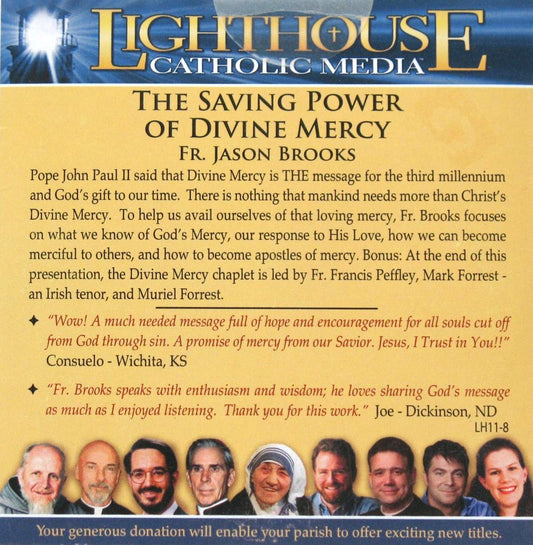 The Saving Power of Divine Mercy - CD Talk by Fr. Jason Brooks