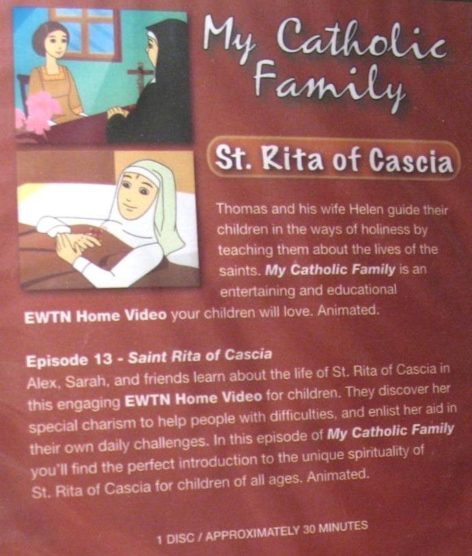 My Catholic Family DVD - St. Rita of Cascia