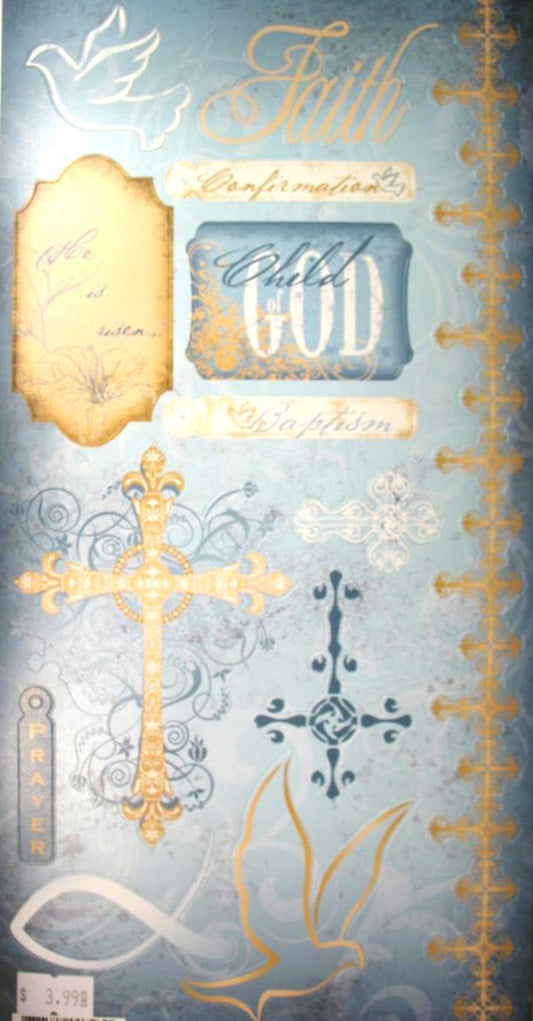 Faith - Cardstock Sticker Sheet