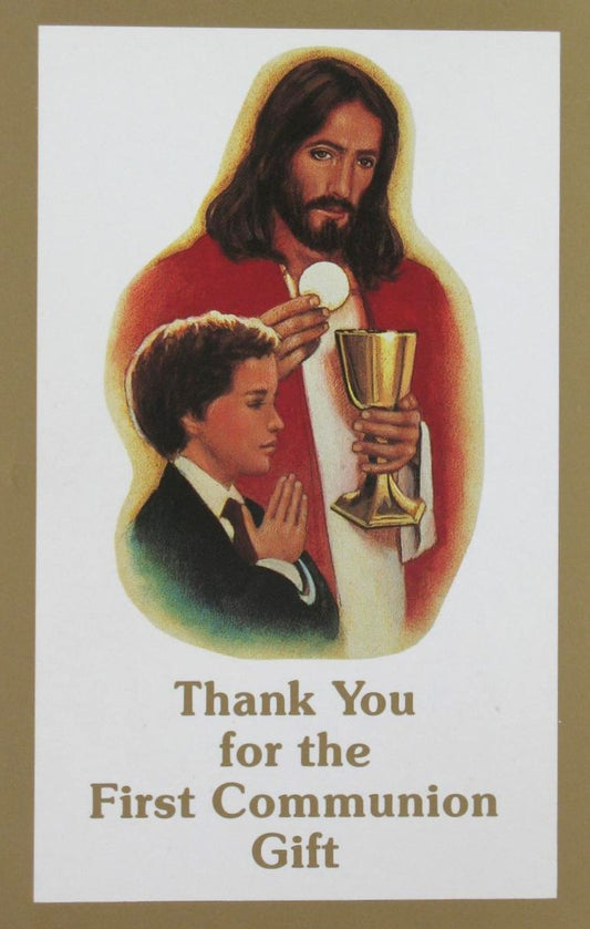 First Communion Thank You Card - Package of 6