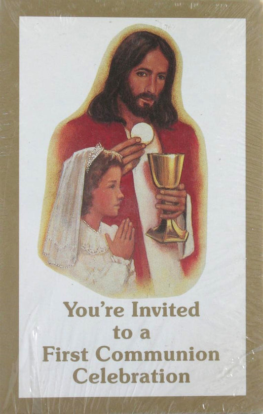 Invitation First Communion - Package of 8