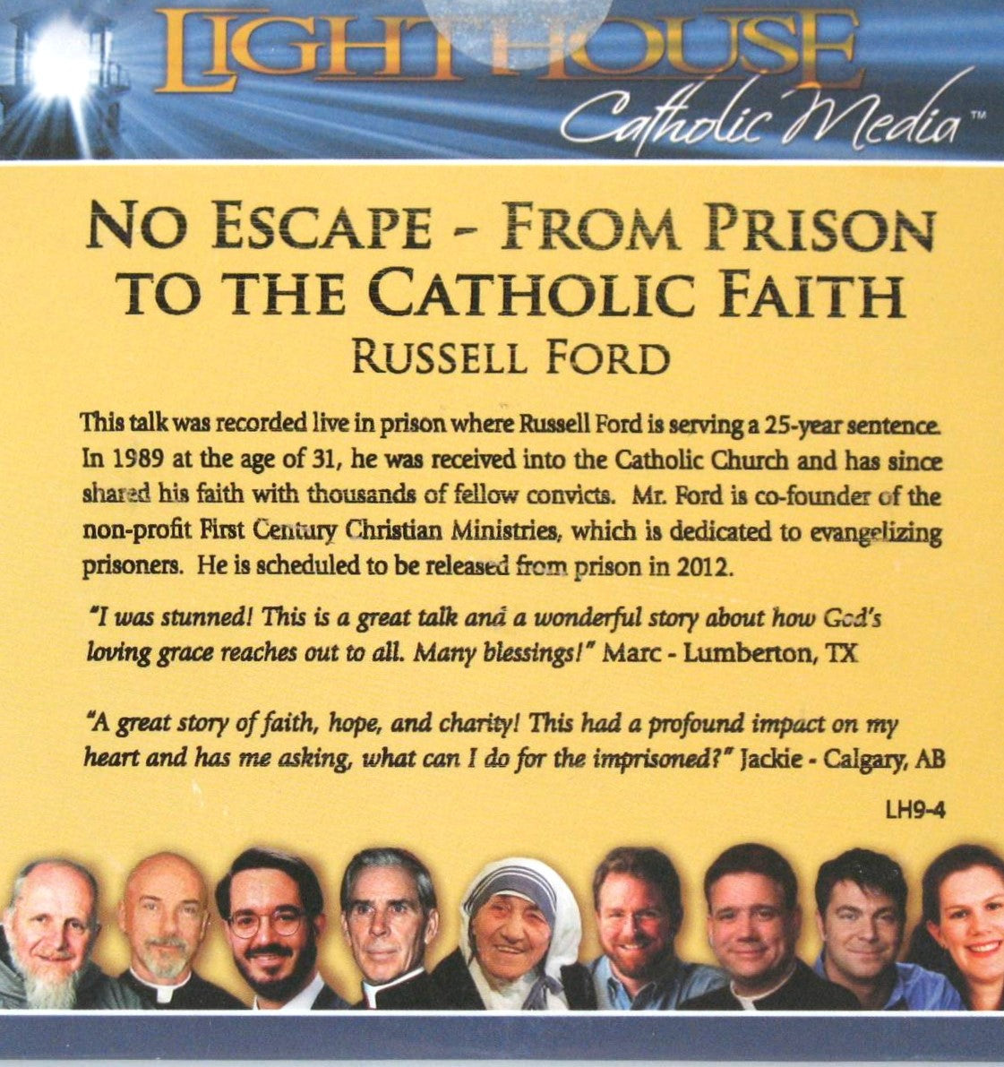 No Escape- From Prison to the Catholic Faith - CD Talk by Russell Ford