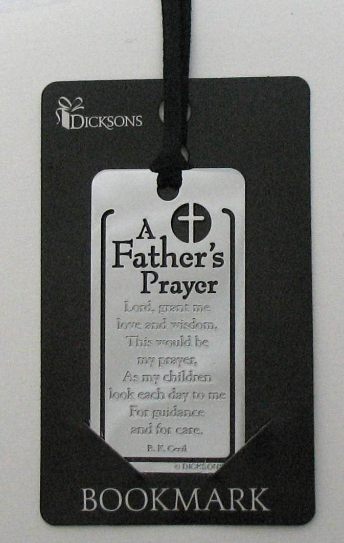 A Father's Prayer - Metal Bookmark