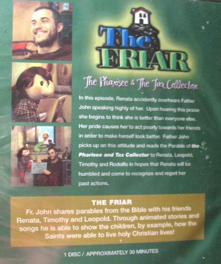 The Friar: The Pharisee & The Tax Collector - Children's DVD - EWTN