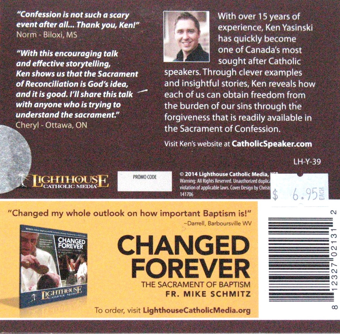Freedom Through Forgiveness : The Sacrament of Confession - CD Talk by Ken Yasinski