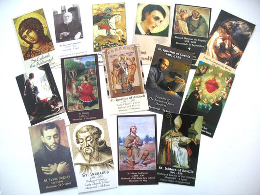 Coated Cardstock - Male Saints / Holy Men (G-I) - Bulk Pricing Available!