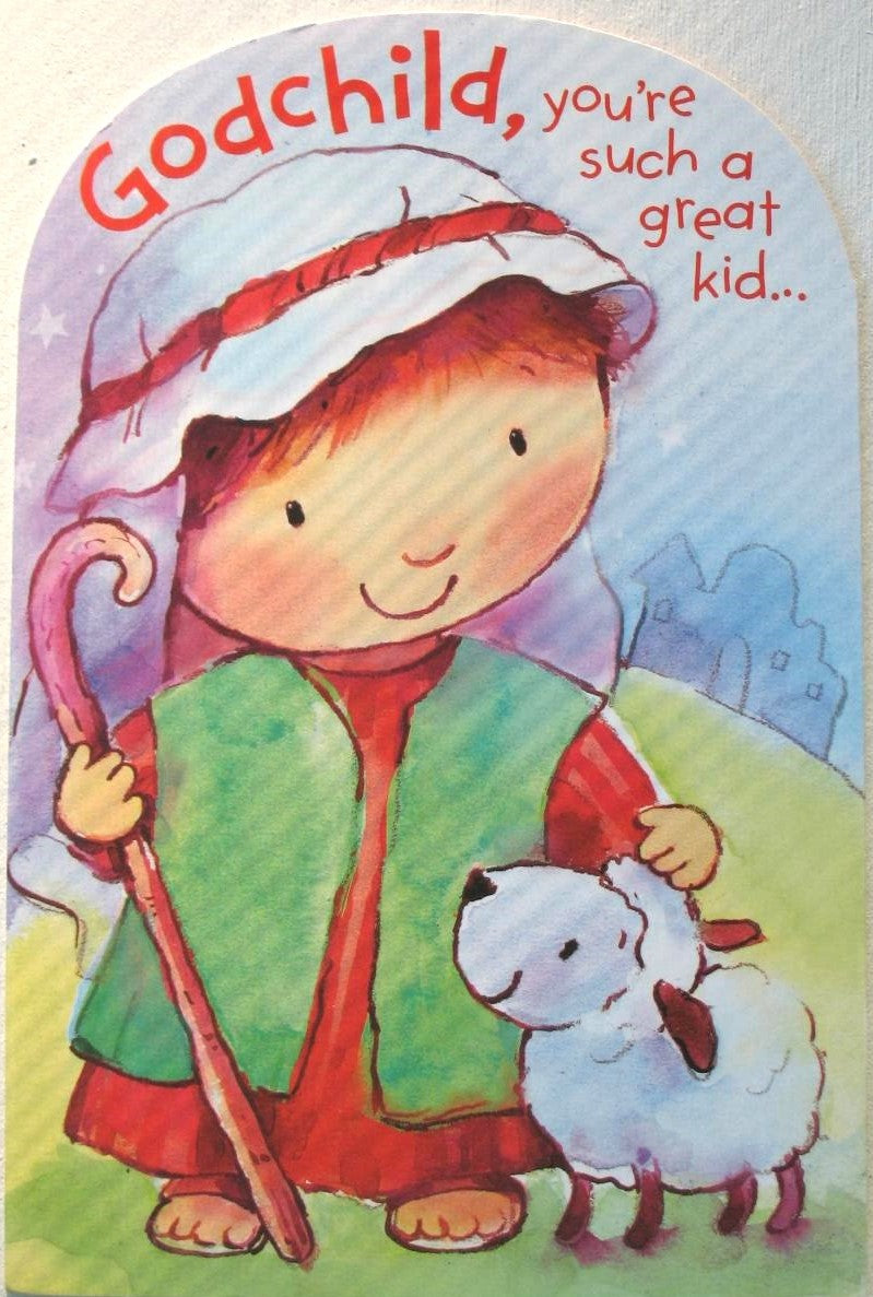 Christmas Greeting Card - To Godchild