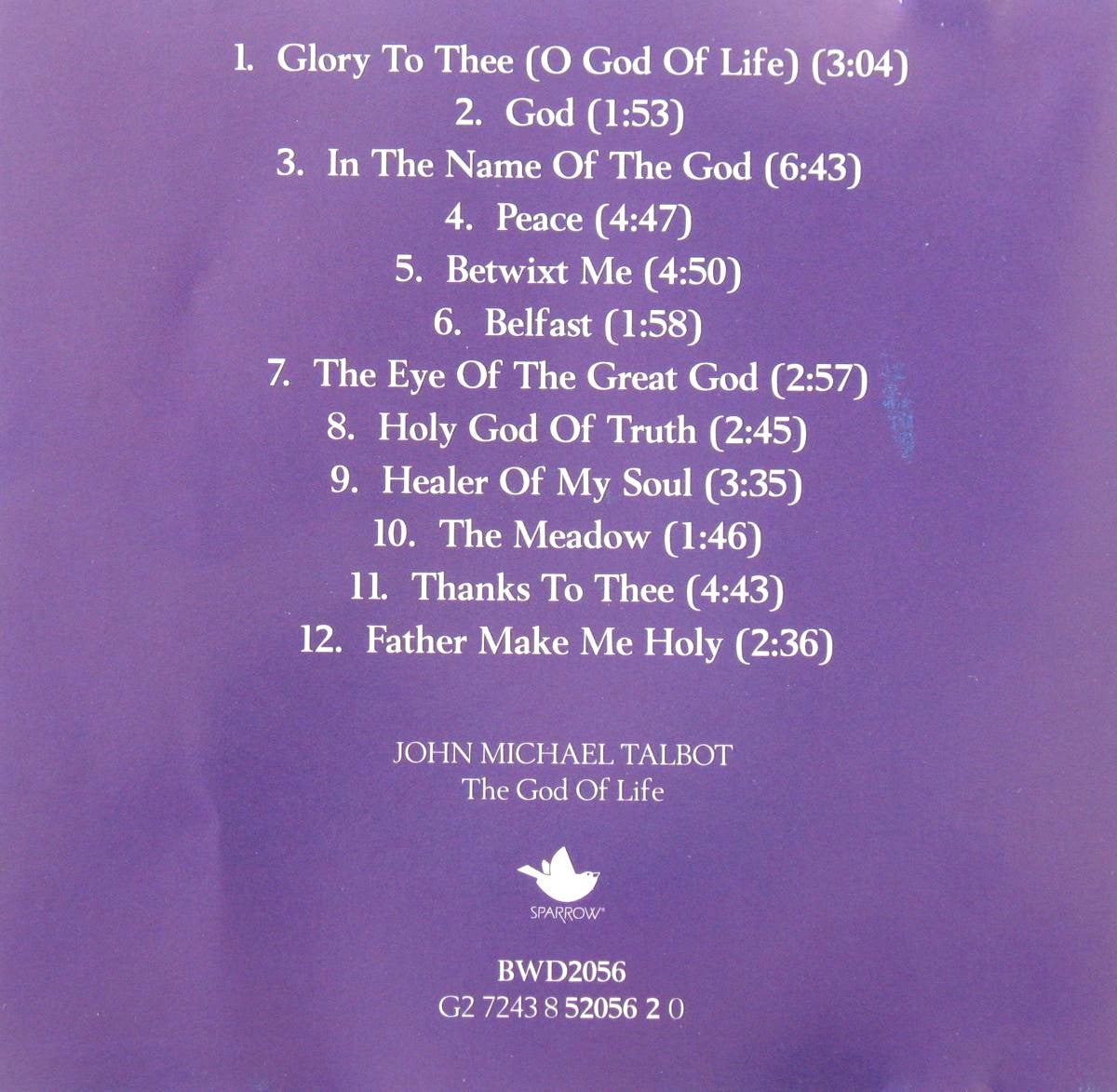 John Michael Talbot - The God of Life - Music CD - Demo - Used