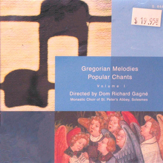 Gregorian Melodies Popular Chants - Volume 1 - Music CD