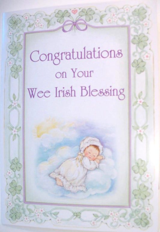 New Baby Irish Blessing Greeting Card