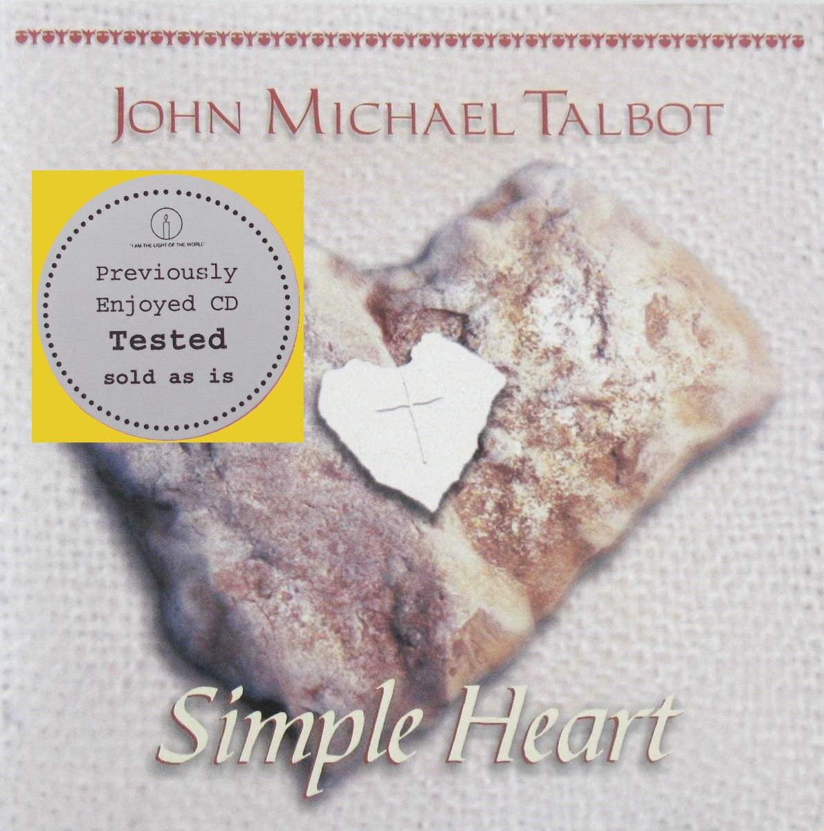 John Michael Talbot - Simple Heart - Music CD - Demo - Used