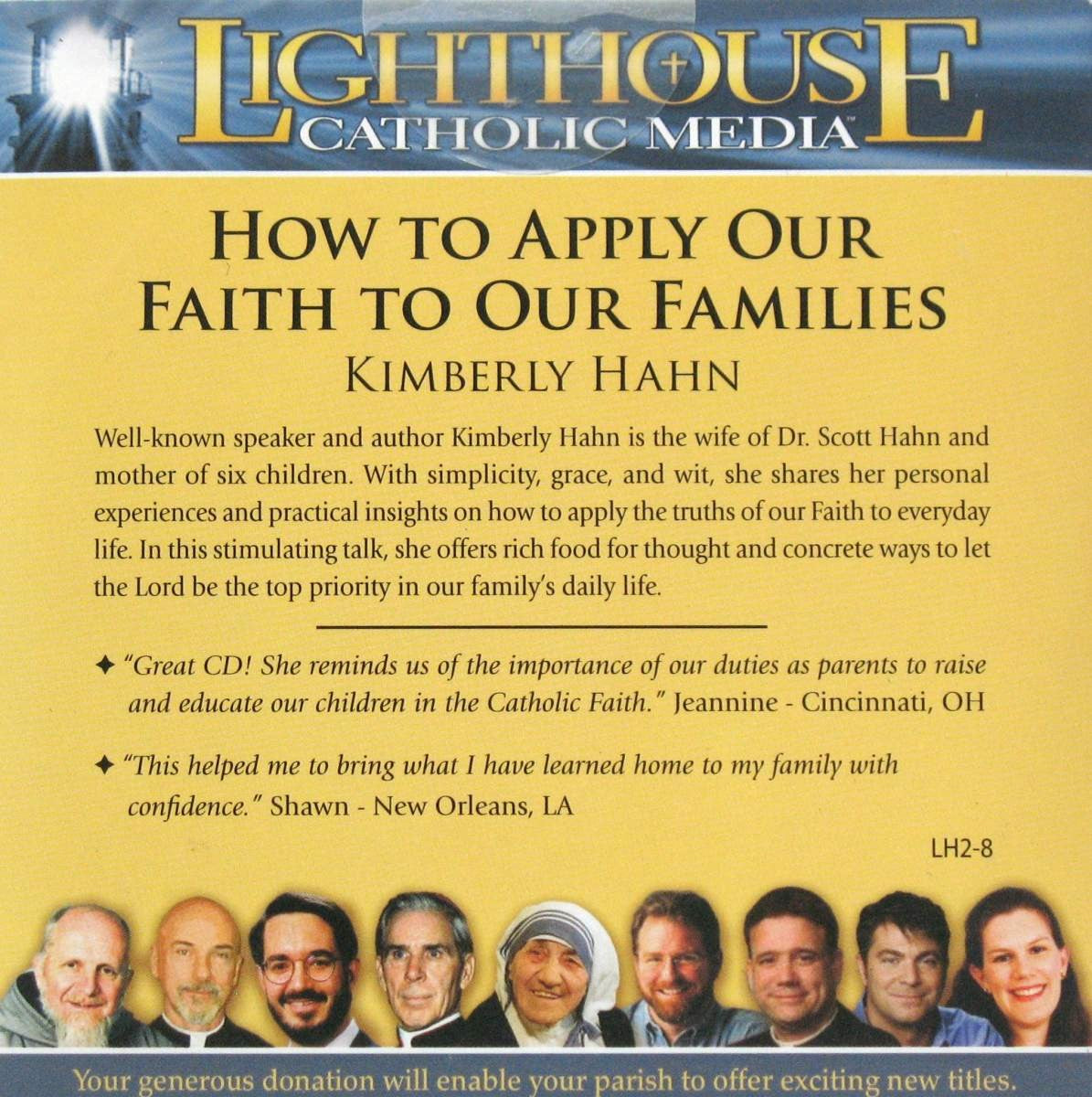 How To Apply Our Faith To Our Families - CD Talk by Kimberly Hahn