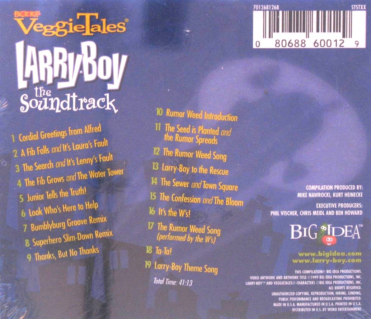 VeggieTales Larry-Boy the Soundtrack - Music CD