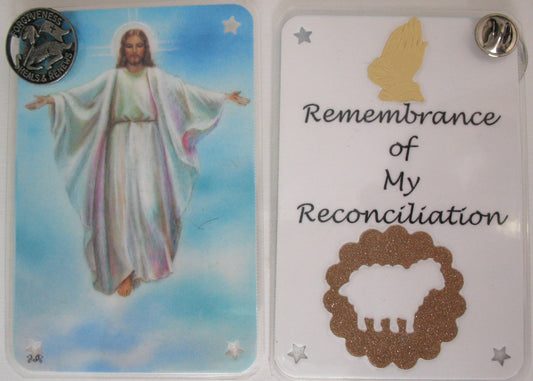 Reconciliation  Lapel Pin with Remembrance Card