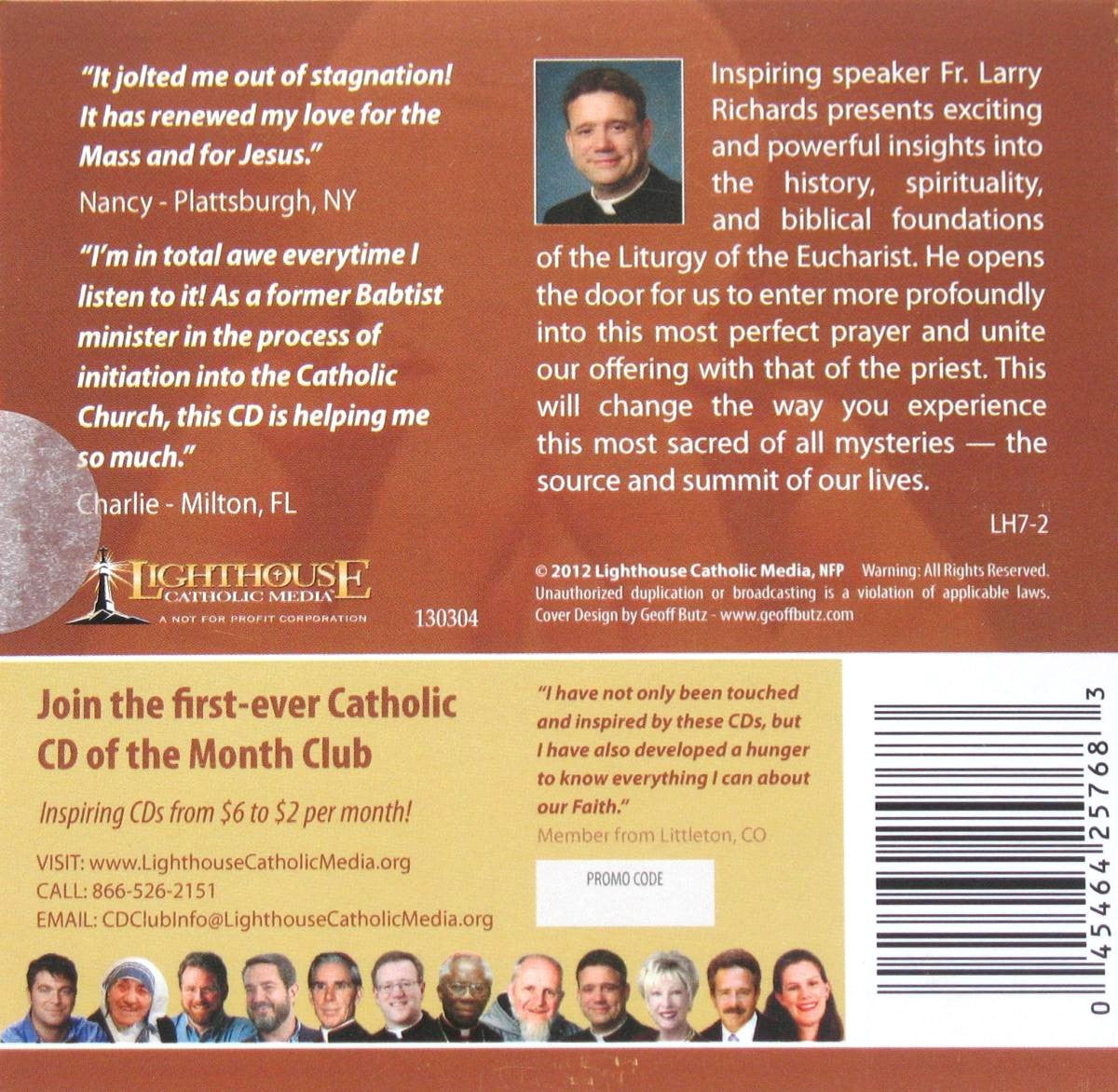 The Mass Explained - CD Talk by Fr. Larry Richards