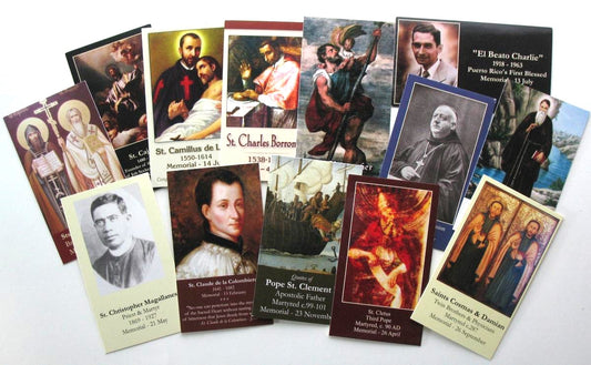 Coated Cardstock - Male Saints / Holy Men (C) - Bulk Pricing Available!