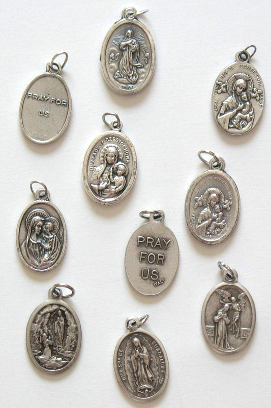 Oxidized Medals - Mary, Our Lady - Assorted Titles